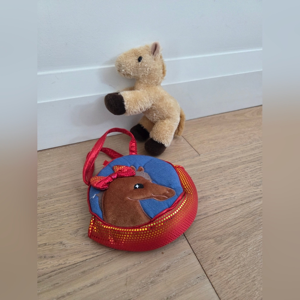 AURORA | Plush Horse Toy With Purse